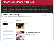 Tablet Screenshot of cat-pics.net